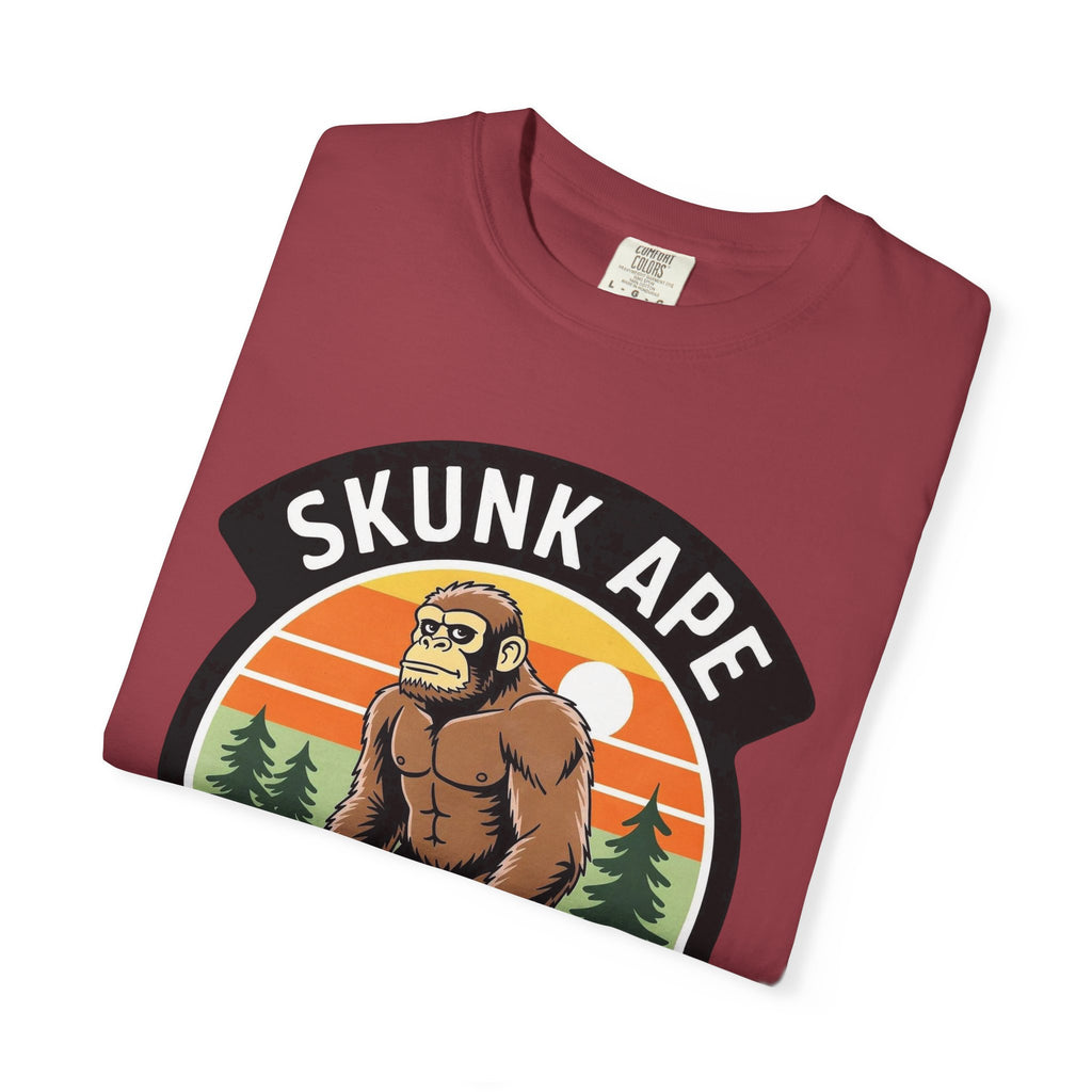 Skunk Ape State Park Graphic T-Shirt — Retro Bigfoot Nature Tee