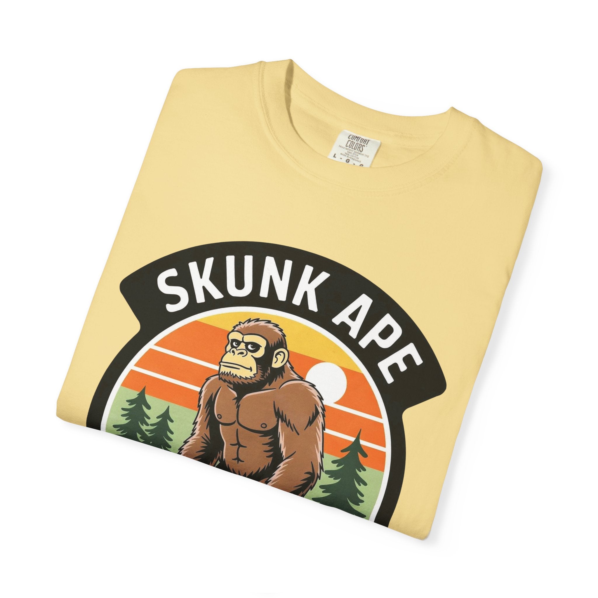 Skunk Ape State Park Graphic T-Shirt — Retro Bigfoot Nature Tee
