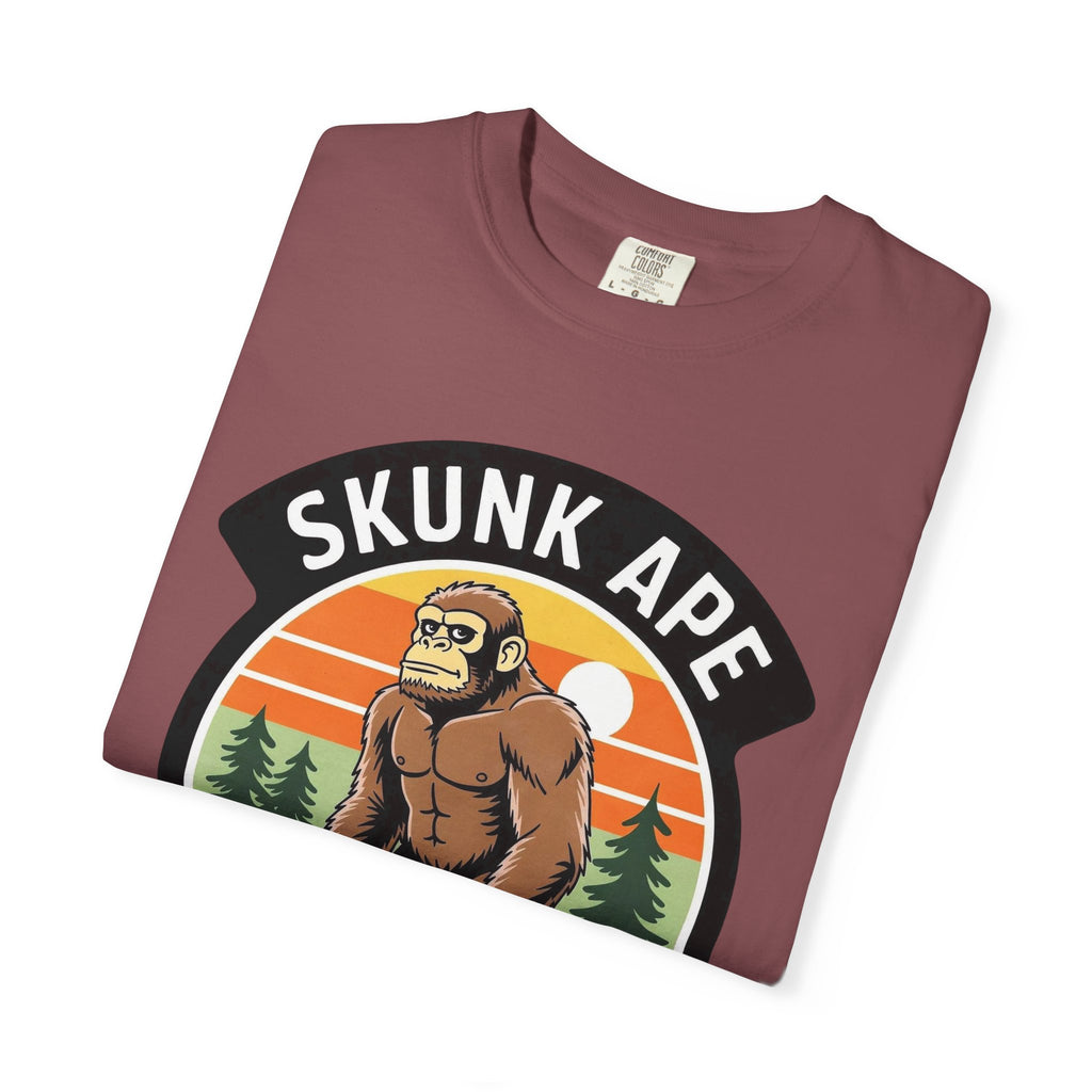 Skunk Ape State Park Graphic T-Shirt — Retro Bigfoot Nature Tee