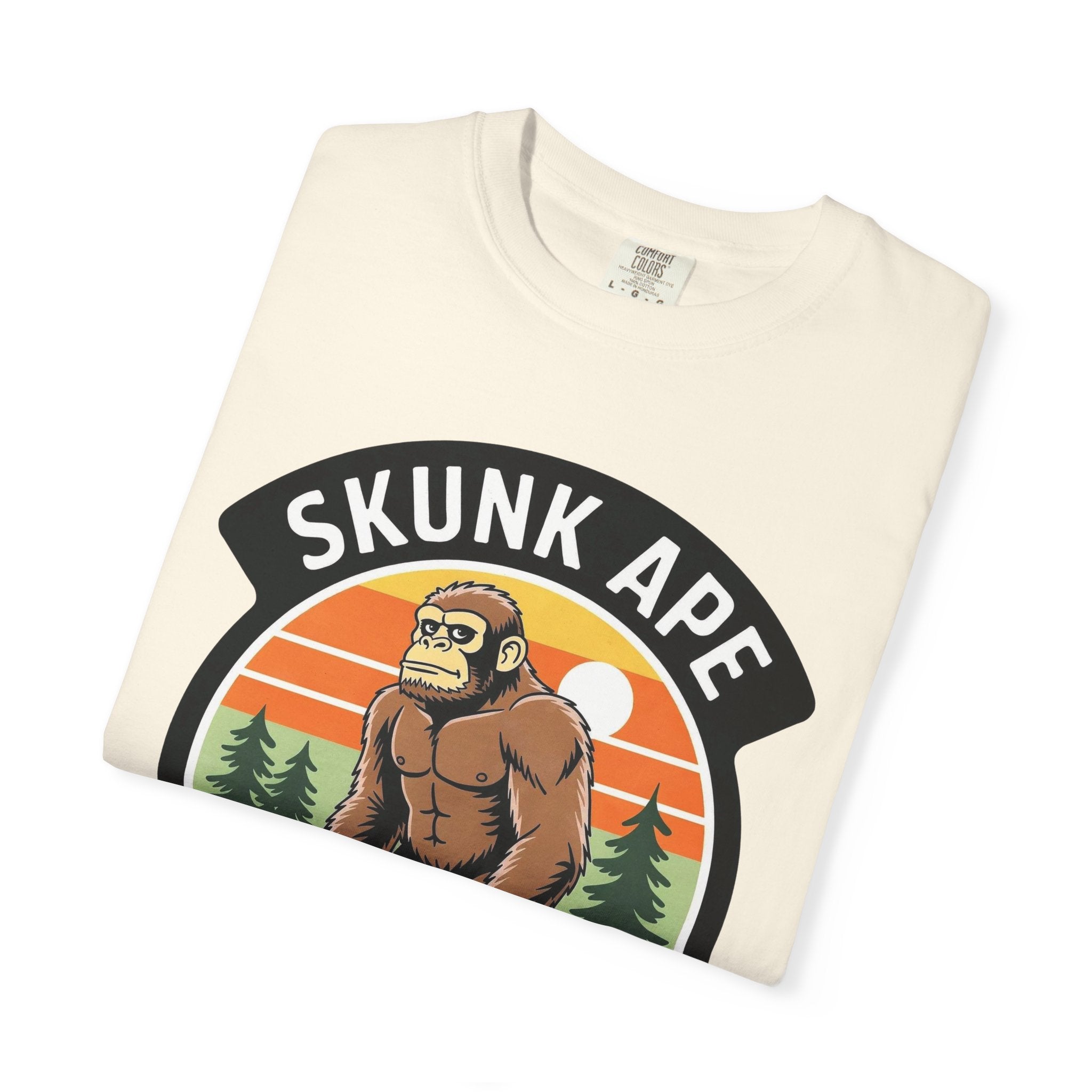 Skunk Ape State Park Graphic T-Shirt — Retro Bigfoot Nature Tee