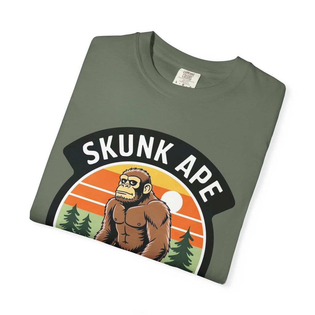 Skunk Ape State Park Graphic T-Shirt — Retro Bigfoot Nature Tee